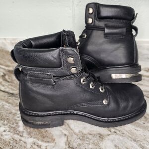 Harley-Davidson 88370 Leather Boots Black Size 7
